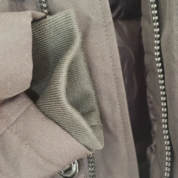 PUREMSX Men's Quilted Jacket Parka Insulated Fur Hooded Heavy Duty Overcoat Sz M - Picture 10 of 16